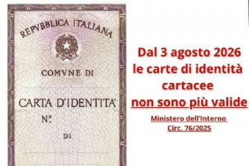 OPEN DAY per rinnovo C.I.E.