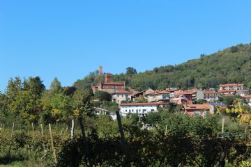 Vista dal vigneto.
