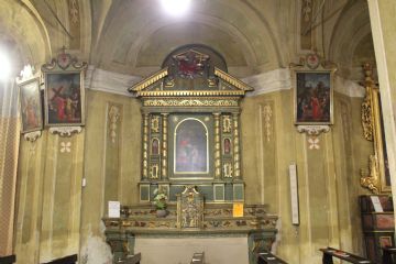 Altare ligneo dedicato a San Luigi Gonzaga